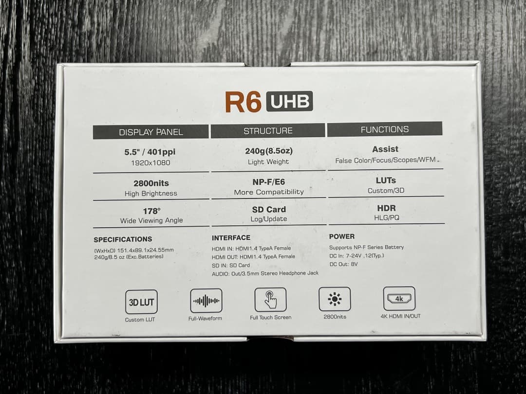 Desview R6 UHB 外部モニター★中古美品