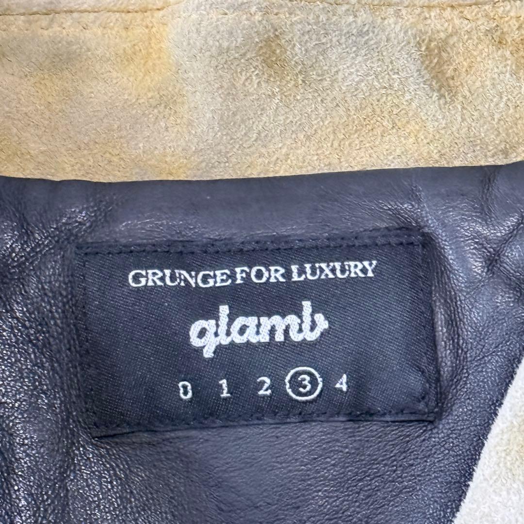 グラム glamb レザージャケット 羊革　岩田剛典着用　サイズ3 古着