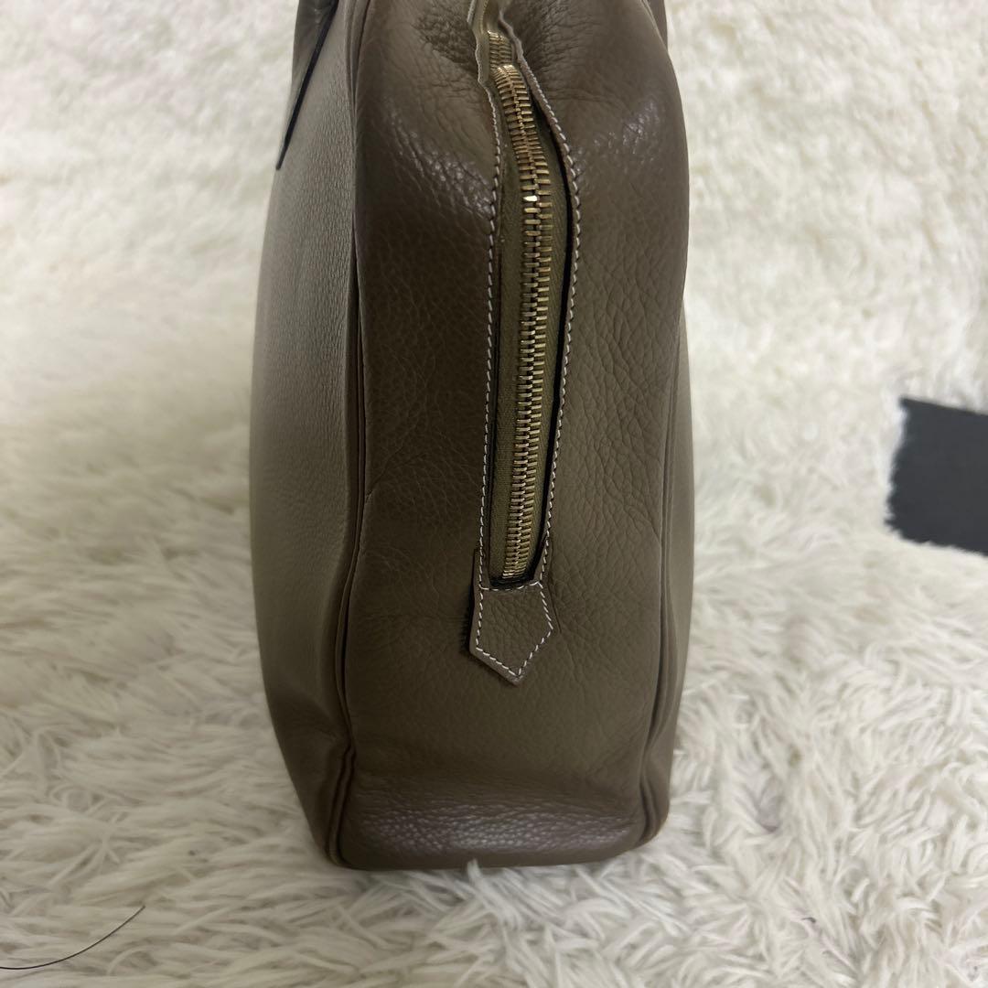 cisei 0901 シュリンクレザーブリーフケース シセイ チセイ　グレージュ