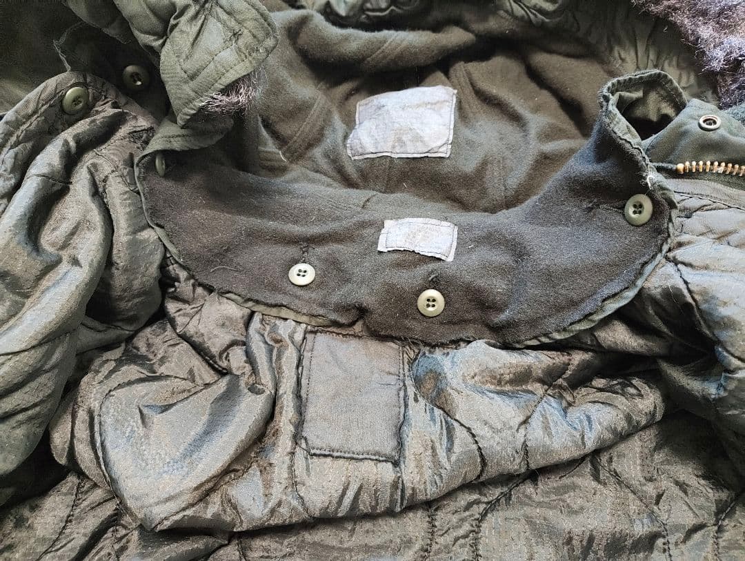 ジャケット・アウター anytee M-65 FISHTAIL PARKA SUPER BLACK