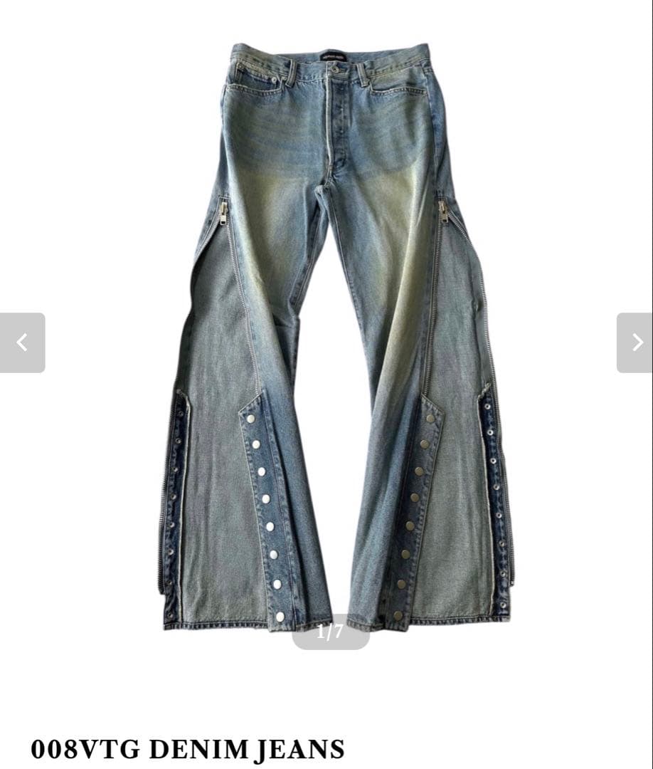 パンツ 008VTG DENIM JEANS / NO MASS PROD.