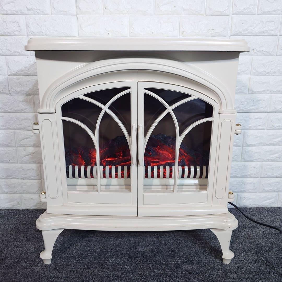 ニトリ ワイド暖炉型ヒーター BLT-999B-3-IV 暖房器具 G069