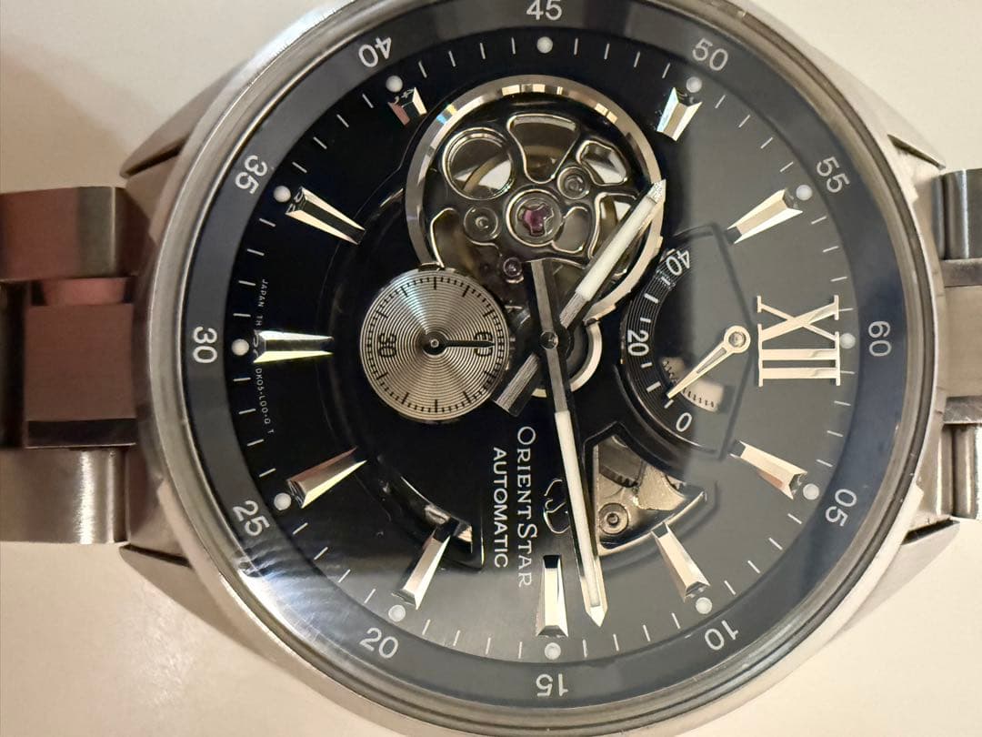 腕時計 ORIENTSTAR セミスケルトン 自動巻(手巻付)