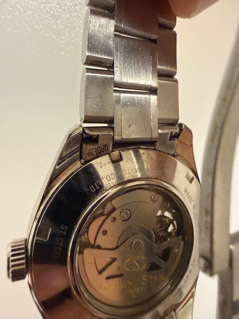 腕時計 ORIENTSTAR セミスケルトン 自動巻(手巻付)