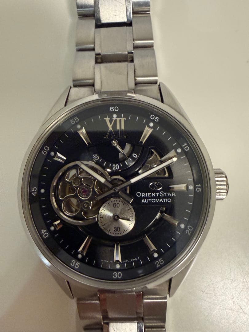 腕時計 ORIENTSTAR セミスケルトン 自動巻(手巻付)