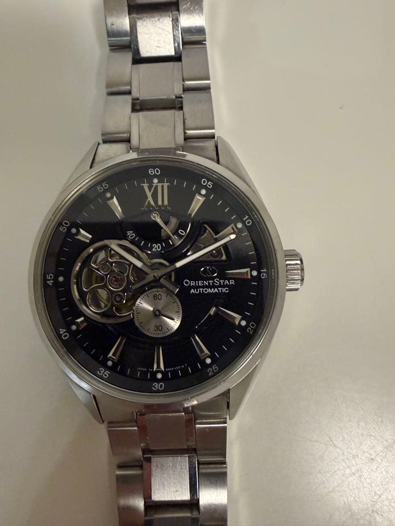 腕時計 ORIENTSTAR セミスケルトン 自動巻(手巻付)
