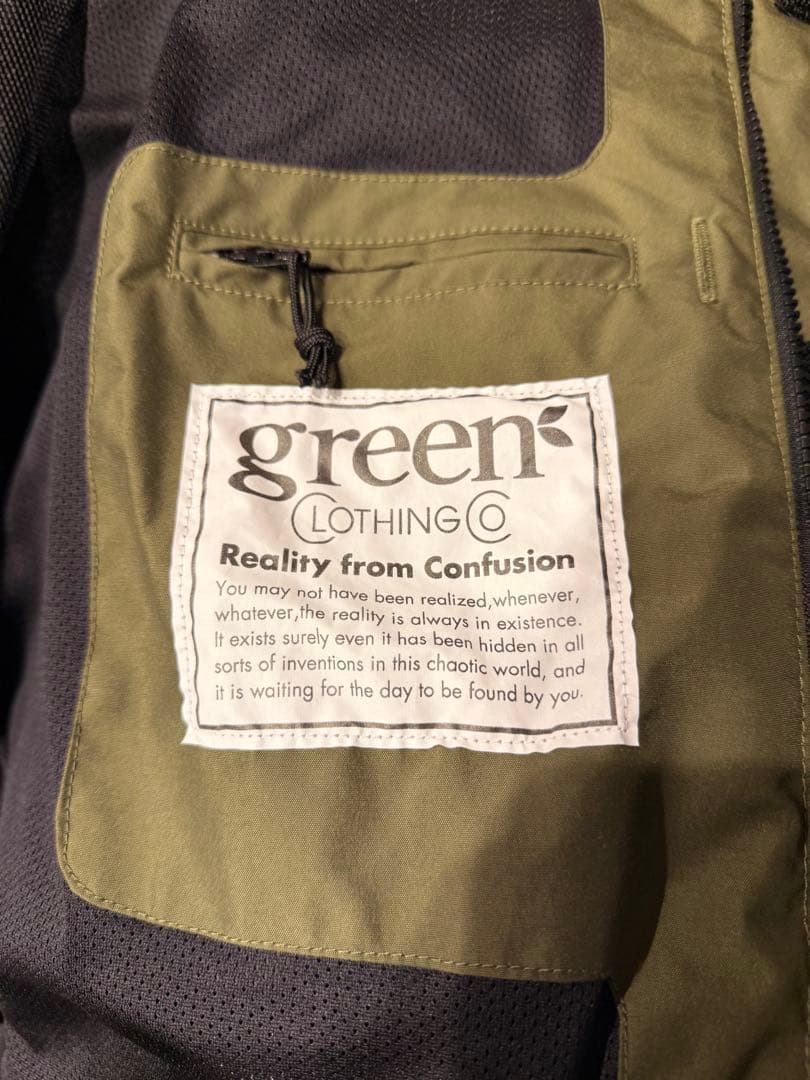 green clothing ウェア　上下セット　XLサイズ
