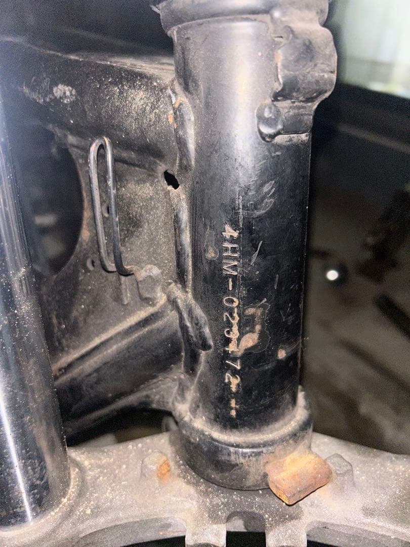 xjr400 4HMフレーム　書類有り