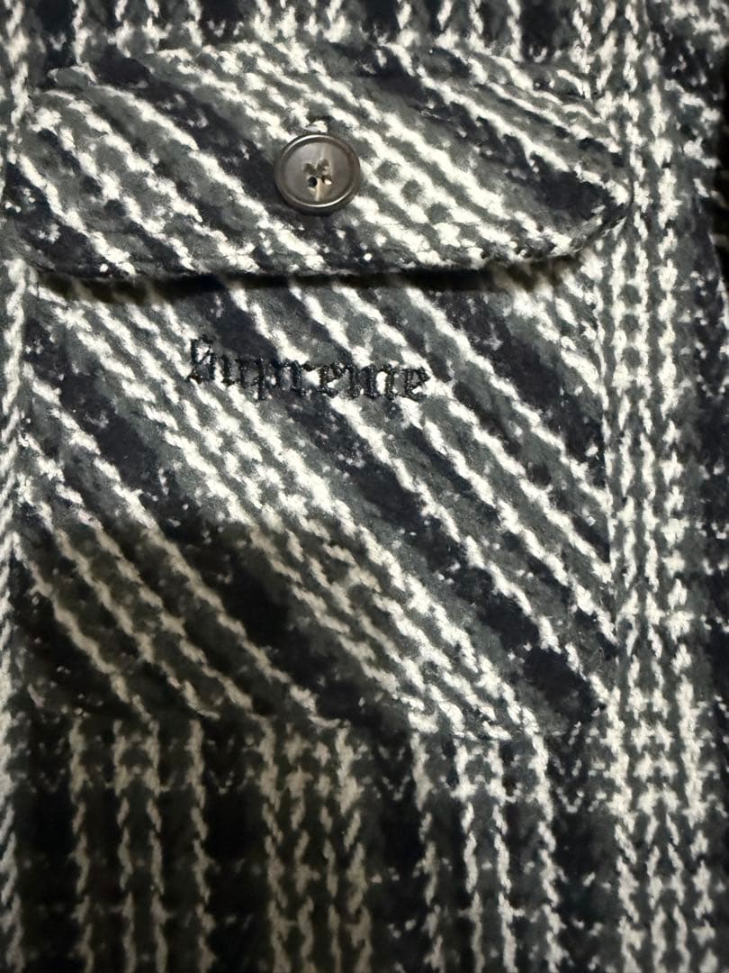 22AW supreme フランネルシャツ　シャツジャケット