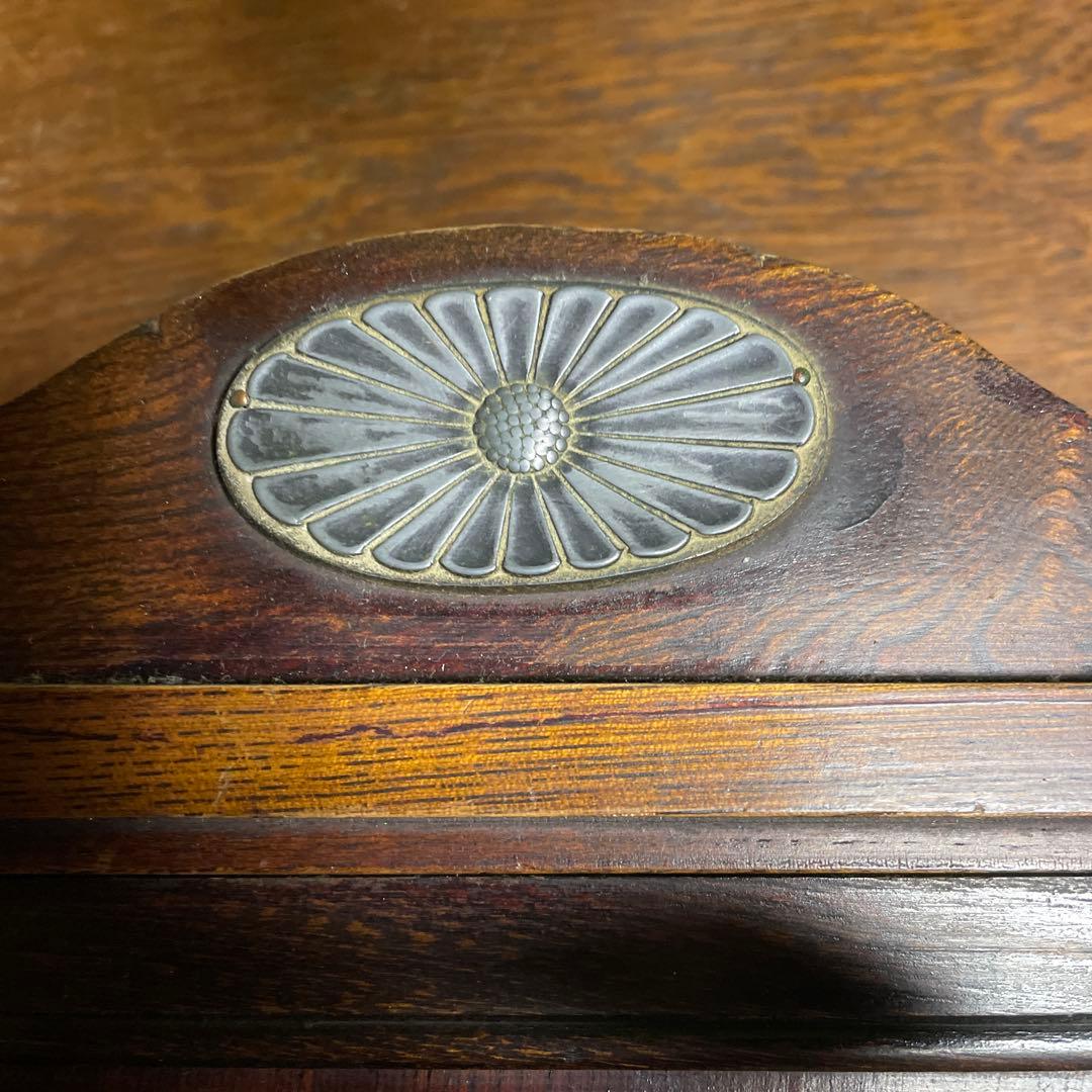 木製掛時計 振り子付き アナログ　アンティーク