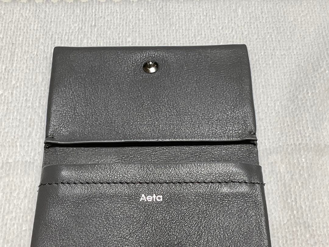 Aeta　MINI WALLET　ダークグレー