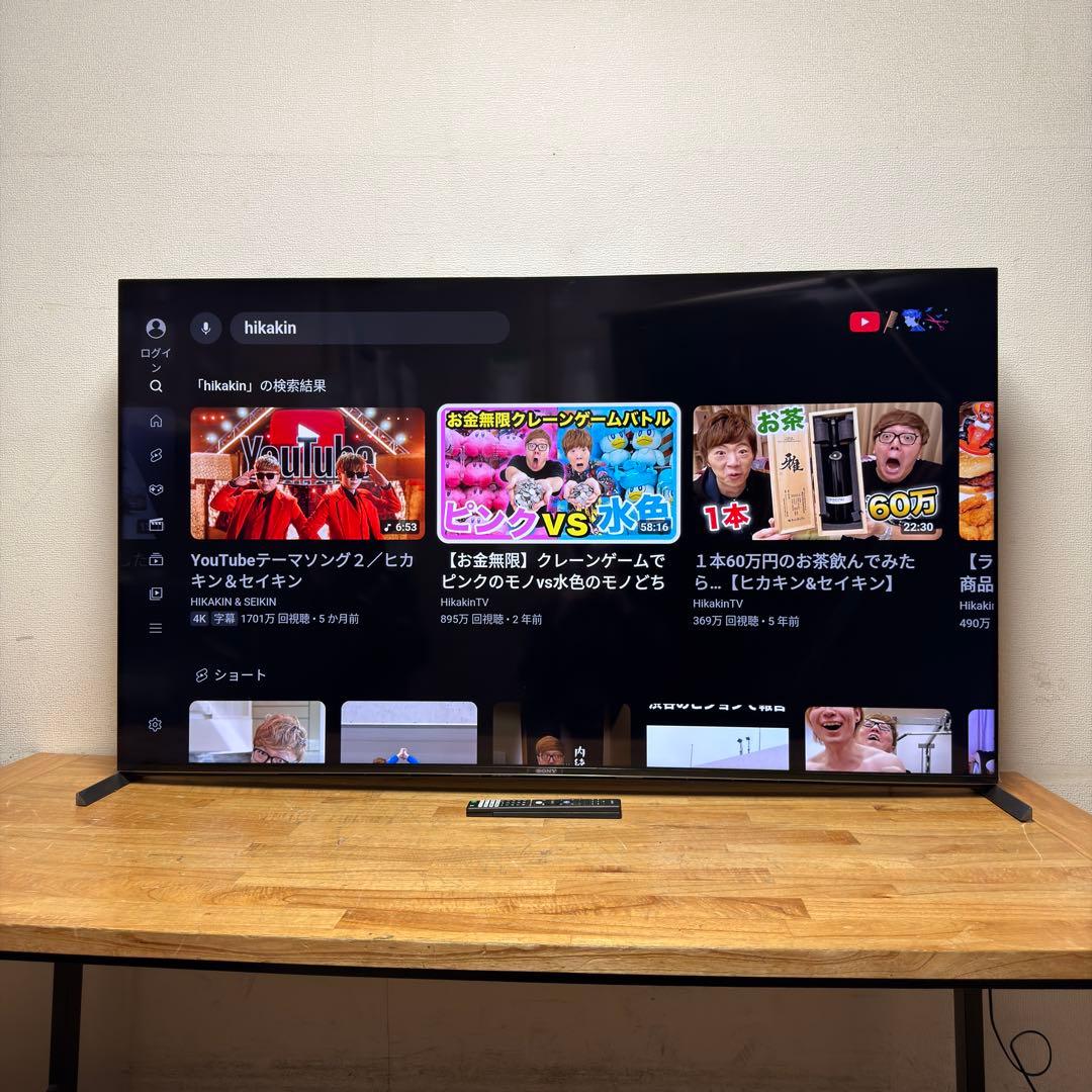 SONY 65V型 4K液晶テレビ BRAVIA XRJ-65X95J 23年製