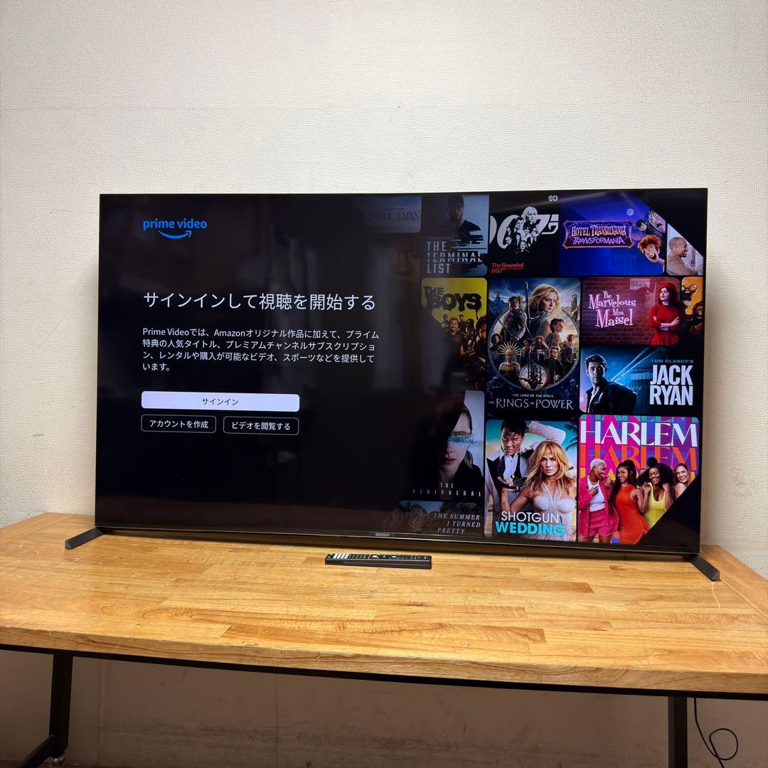 SONY 65V型 4K液晶テレビ BRAVIA XRJ-65X95J 23年製