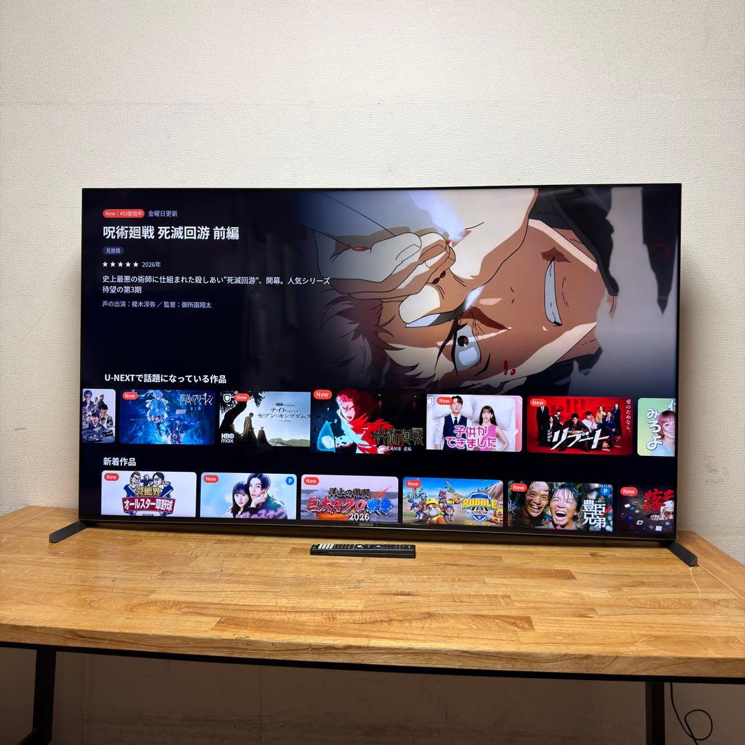 SONY 65V型 4K液晶テレビ BRAVIA XRJ-65X95J 23年製