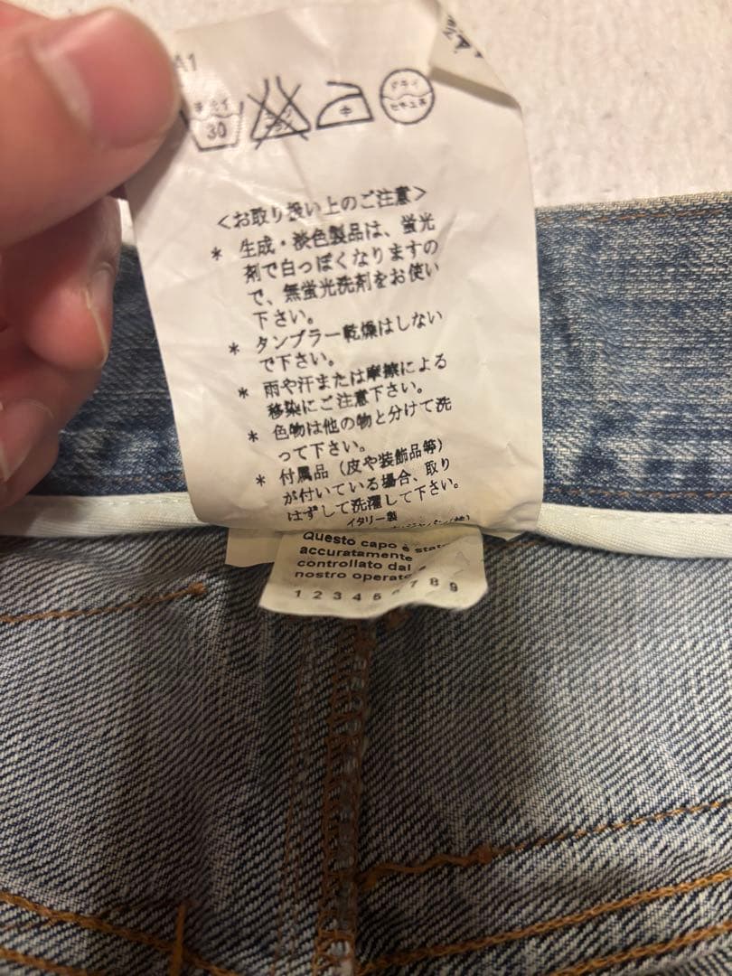 2004SS DOLCE&GABBANA ベッカムデニム