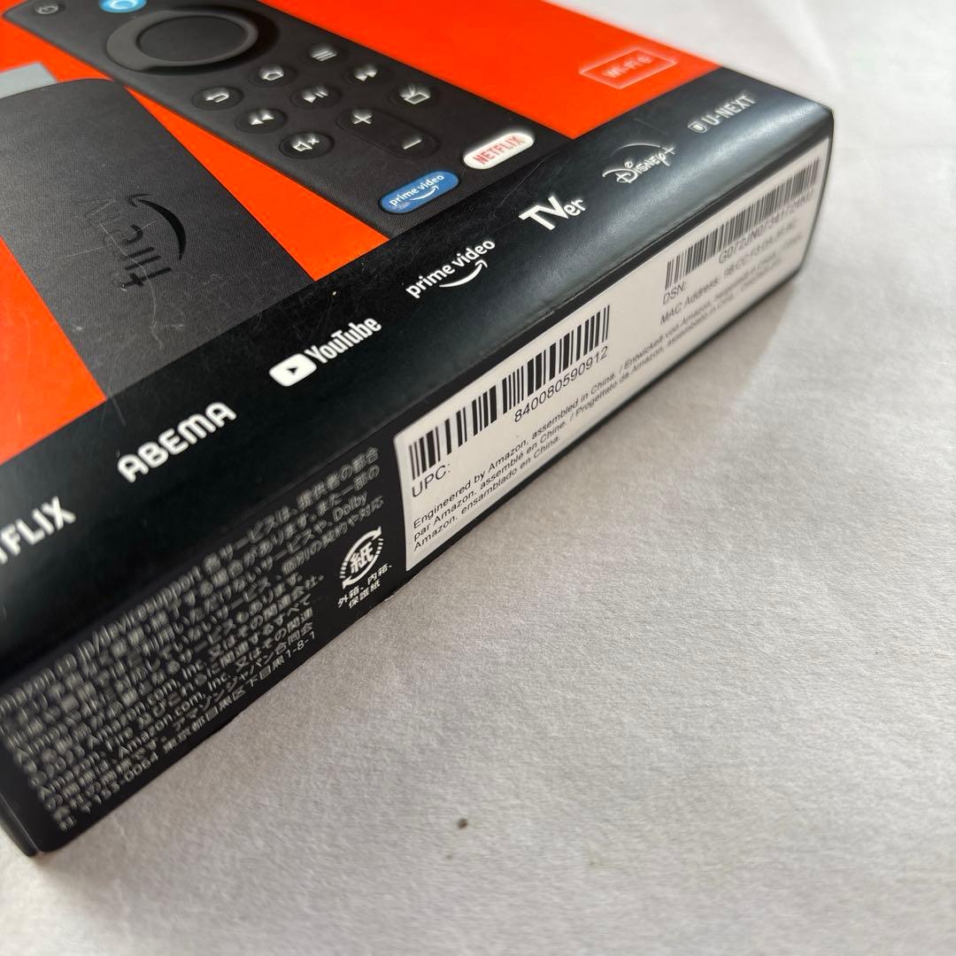 【新品】Fire TV Stick 4K 第2世代 fire tv stick