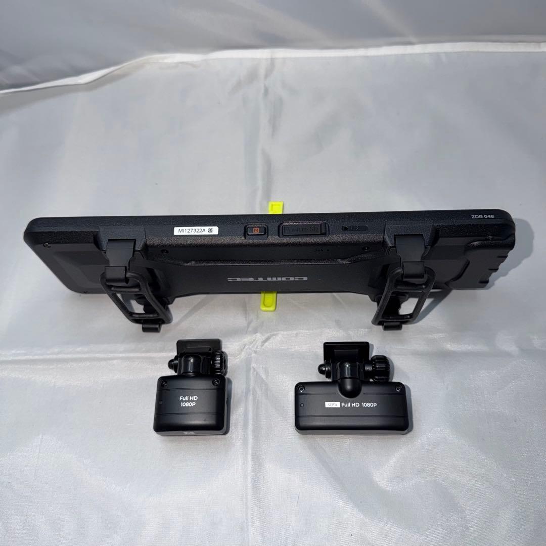 コムテック ミラー型ドライブレコーダー ZDR048中古品