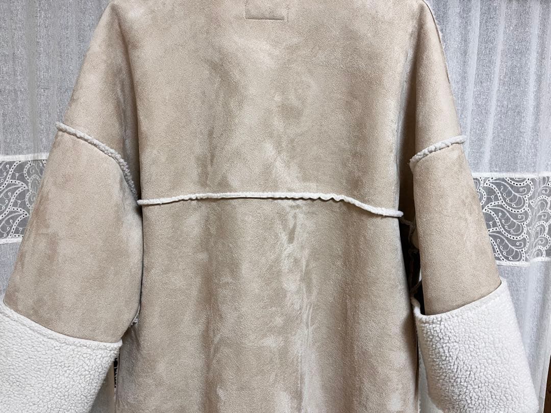 ollun きりまる OLUN ボアスエードコンビネーションコート オルン