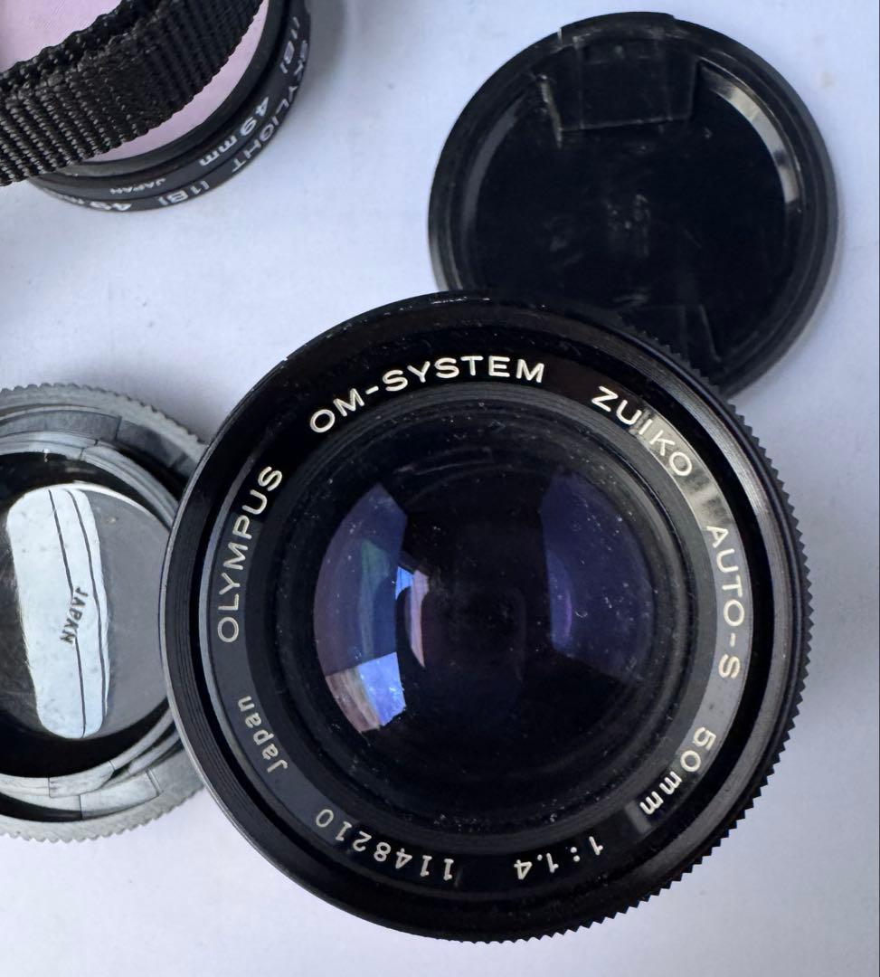 Olympus OM-10 一眼レフカメラ レンズ　3個入りセット