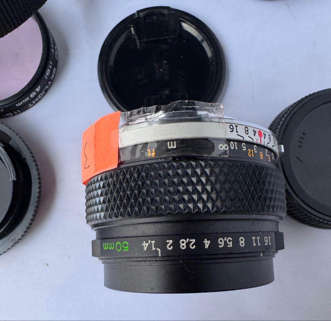 Olympus OM-10 一眼レフカメラ レンズ　3個入りセット