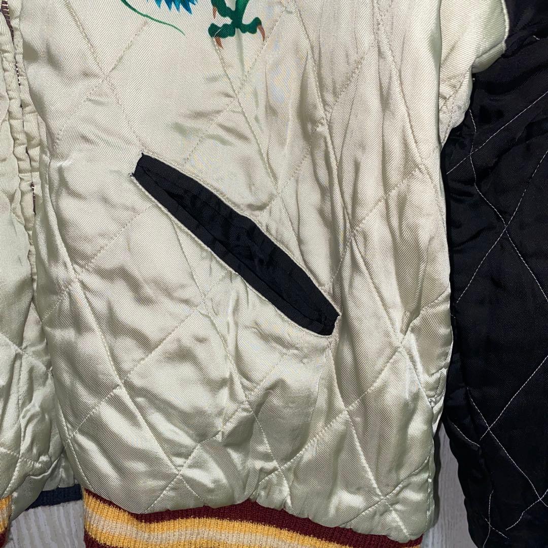 港商　スカジャン　別珍　特大　希少　XL