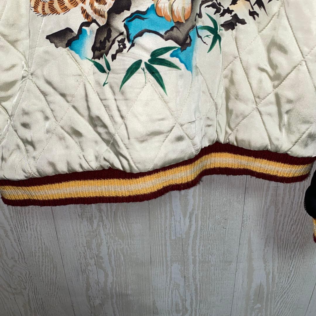 港商　スカジャン　別珍　特大　希少　XL