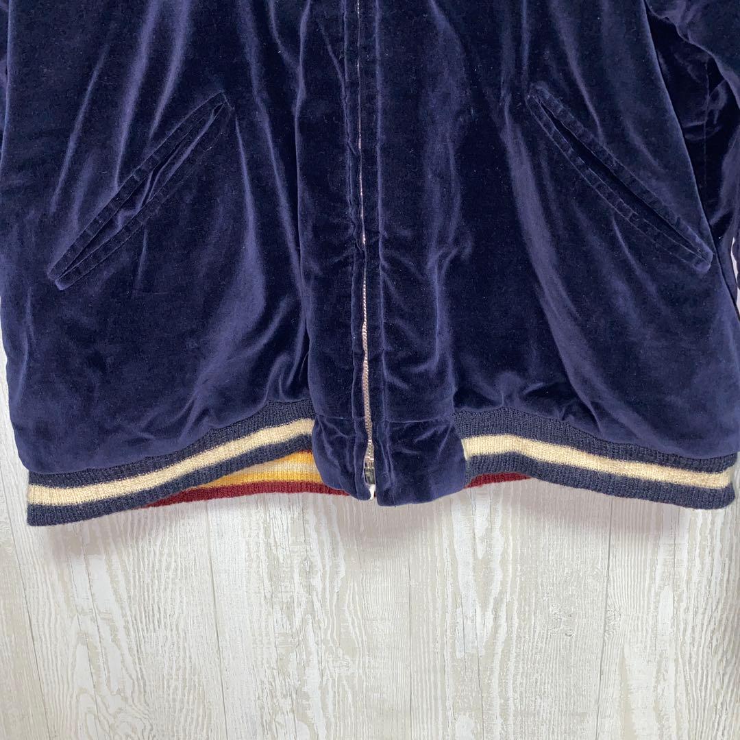 港商　スカジャン　別珍　特大　希少　XL