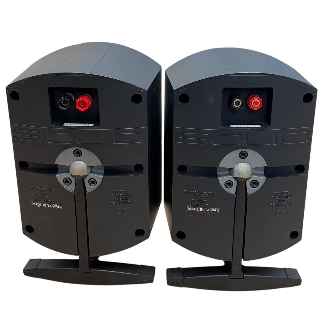 B&W SOLID MONITOR ブラック スピーカー スタンド付き