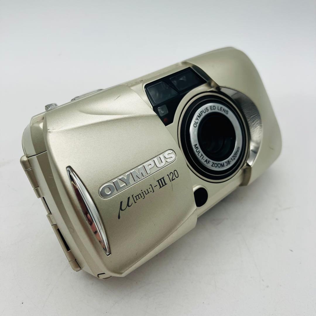 【動作確認済み】OLYMPUS μ【miu】-III 120 フィルムカメラ