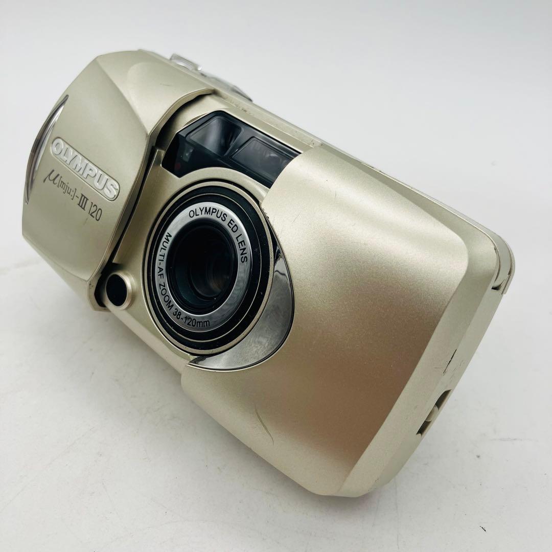 【動作確認済み】OLYMPUS μ【miu】-III 120 フィルムカメラ