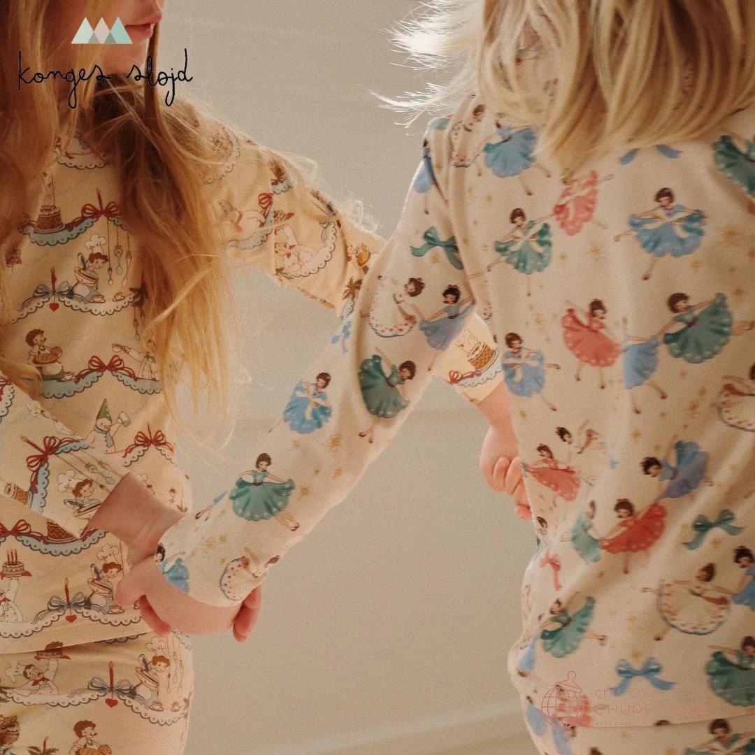 新品　コンゲススロイド　バレリーナ　セットアップ　5-6Y パジャマ　肌着