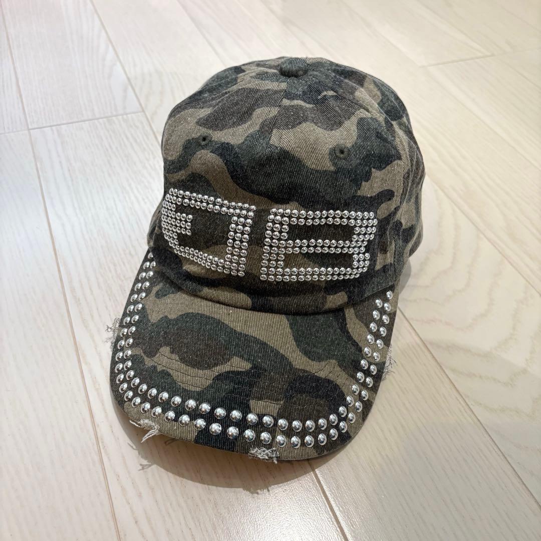 BEEDEN 迷彩キャップ スタッズ