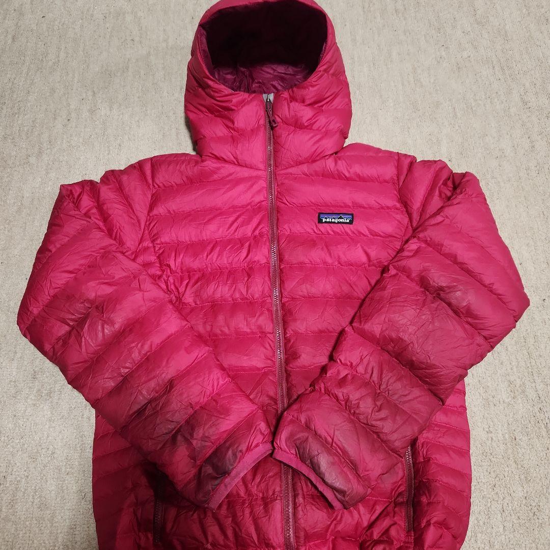 パタゴニア　ダウンセーターフーディ　800フィルパワー　Mピンク　ジャケット