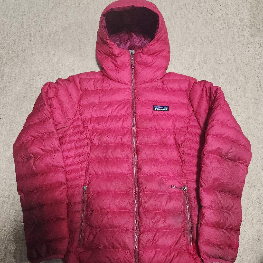 パタゴニア　ダウンセーターフーディ　800フィルパワー　Mピンク　ジャケット
