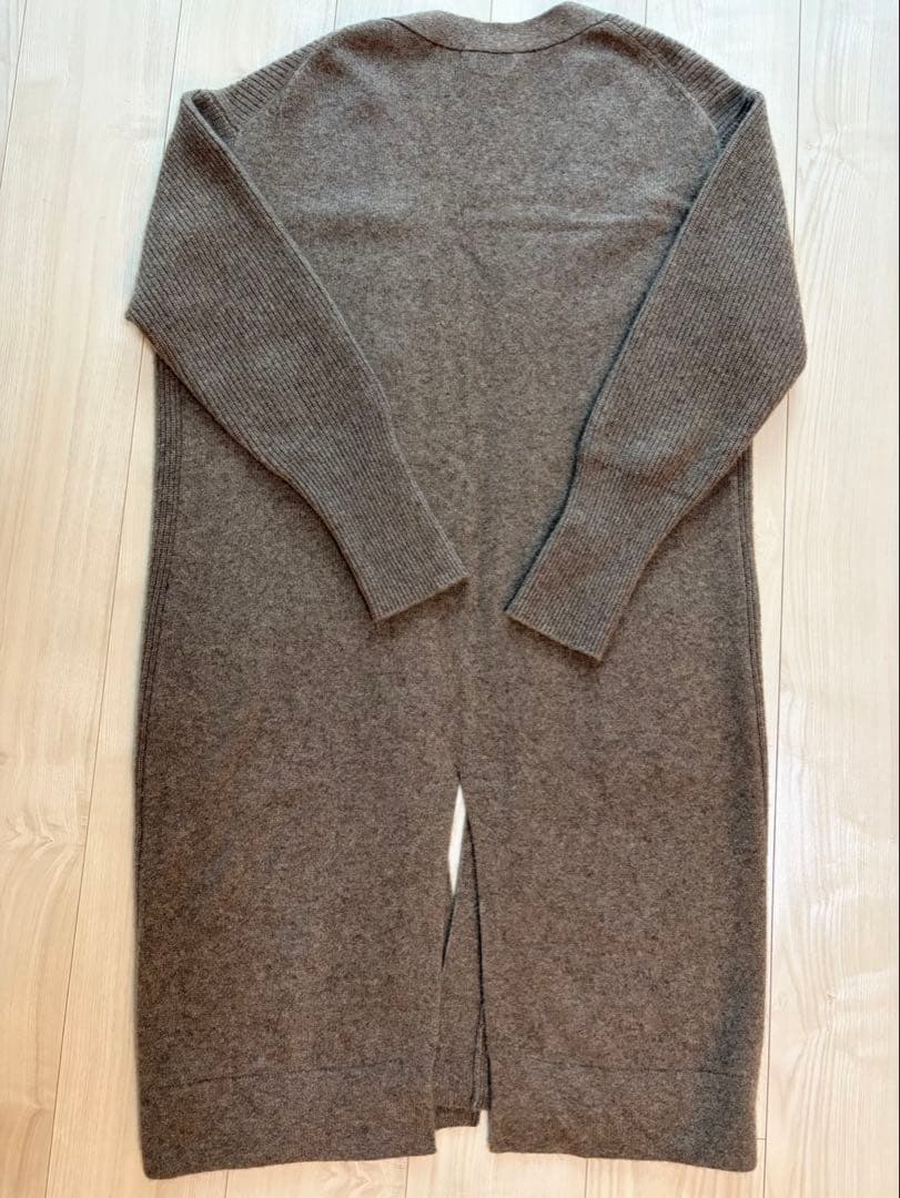美品　RIVE DROITE ヤク100% ロング丈カーディガン