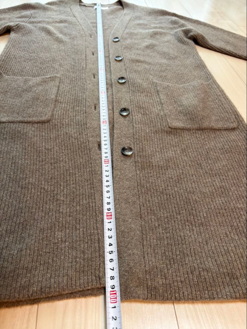 美品　RIVE DROITE ヤク100% ロング丈カーディガン