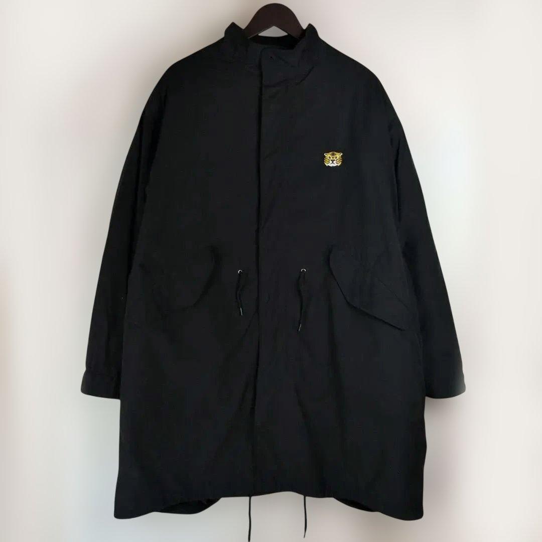 美品☆ グラニフ オーサムタイガー 3Way仕様アウター モッズコート 黒 M