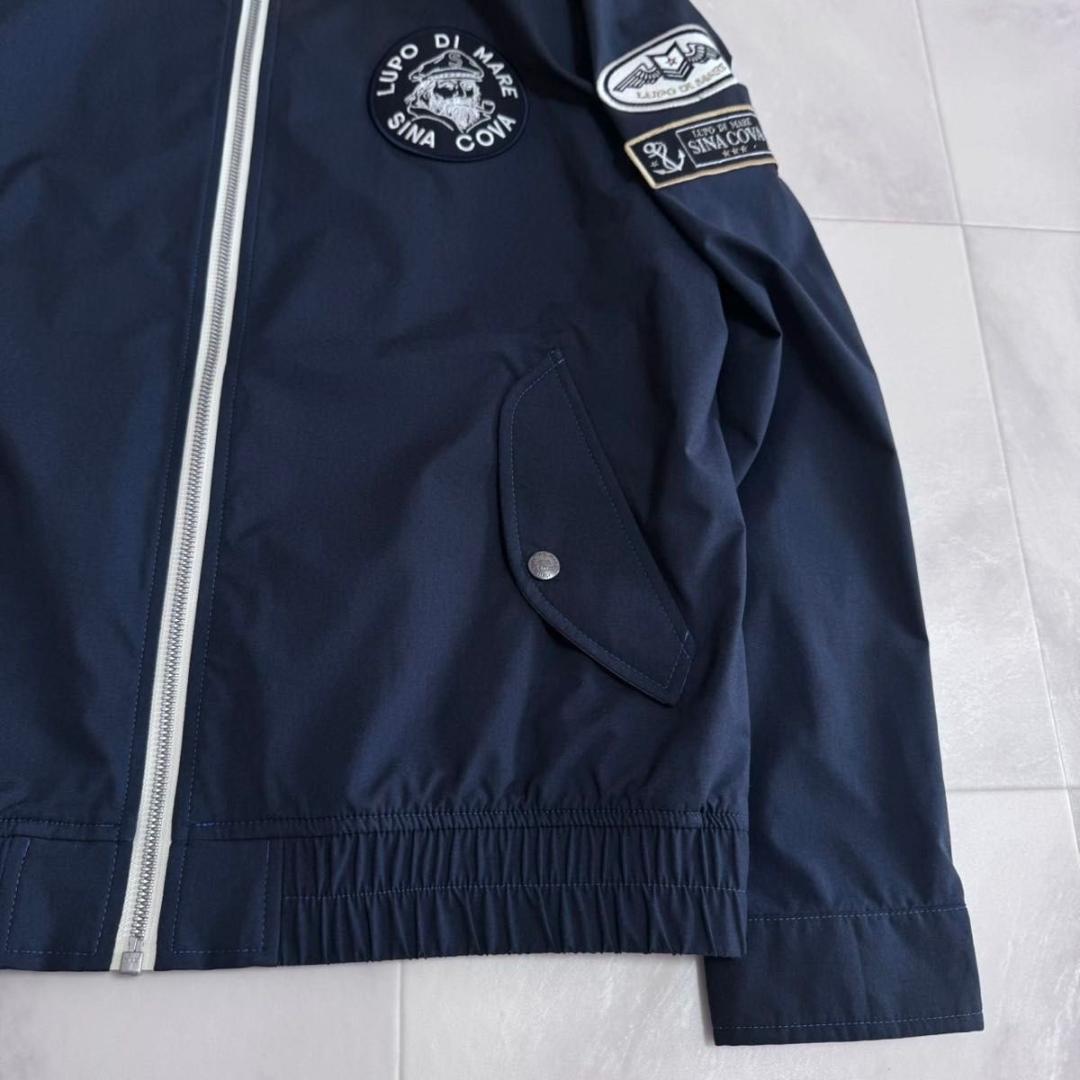 SINA COVA シナコバ ジップアップ ブルゾン ネイビー系 Mサイズ