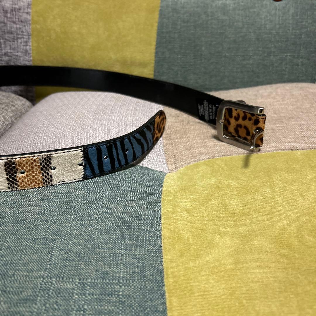 stussy アニマル柄 ベルト ヒョウ ゼブラ パイソン カウ