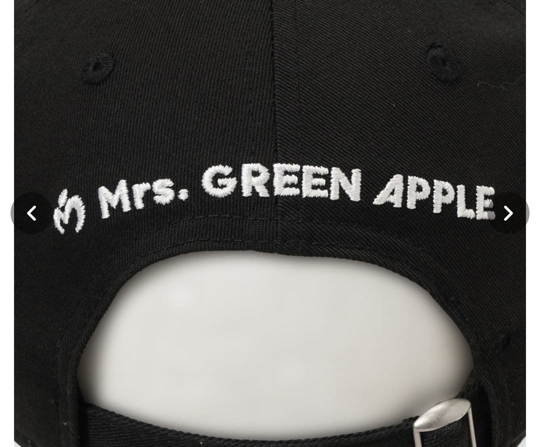 Mrs. GREEN APPLE ブラックキャップ ピンズ付き‼️