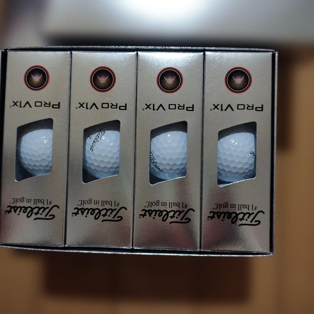 ⑬2025タイトリストPROV1x プロV1x １ダース12球入４セット