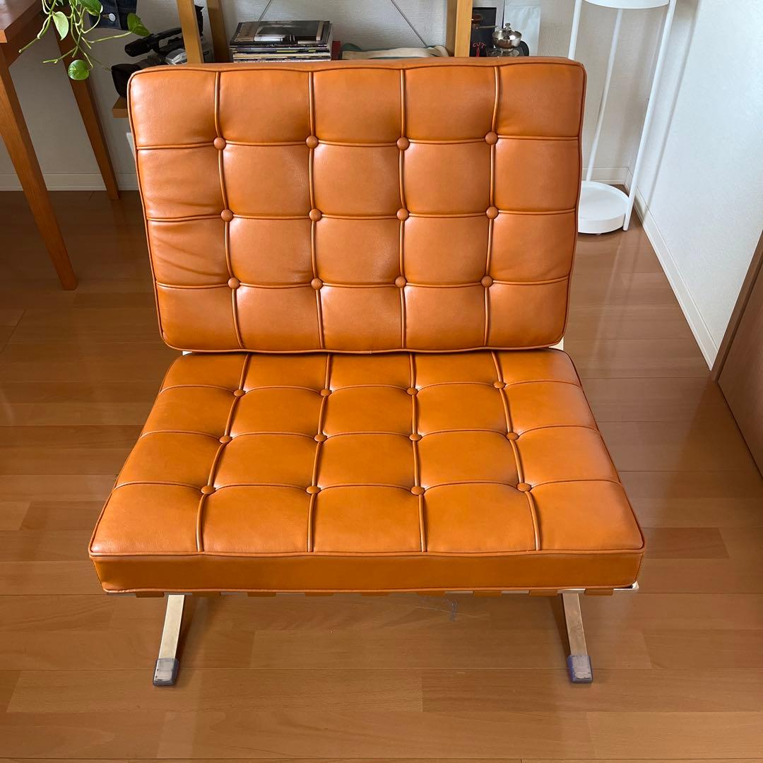 バルセロナチェア ブラウン