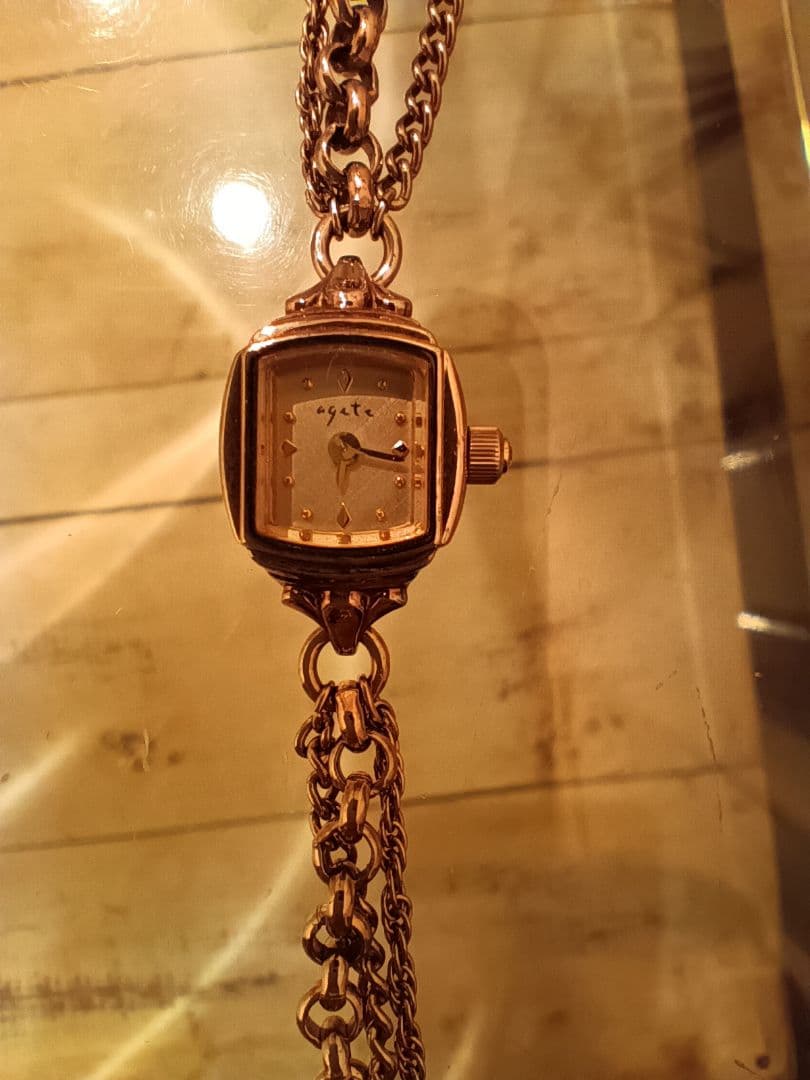 agete アガット　ジュエリーウォッチ　腕時計　ブレスレット