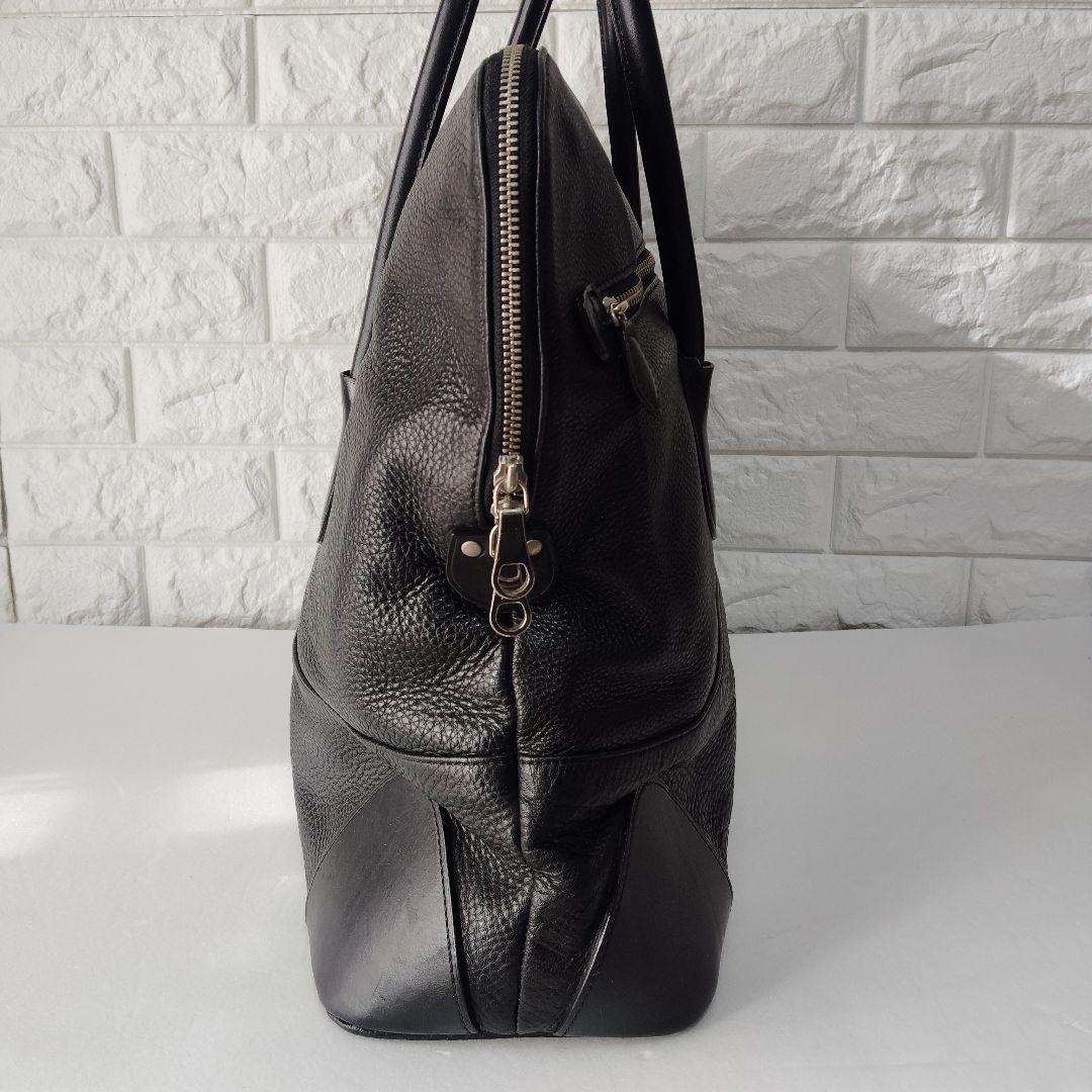 ganzo fico レザートートバッグ ブラック