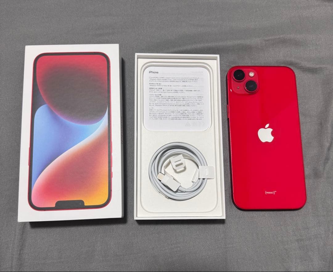 Apple iPhone 14 Plus (PRODUCT(RED)) 本体