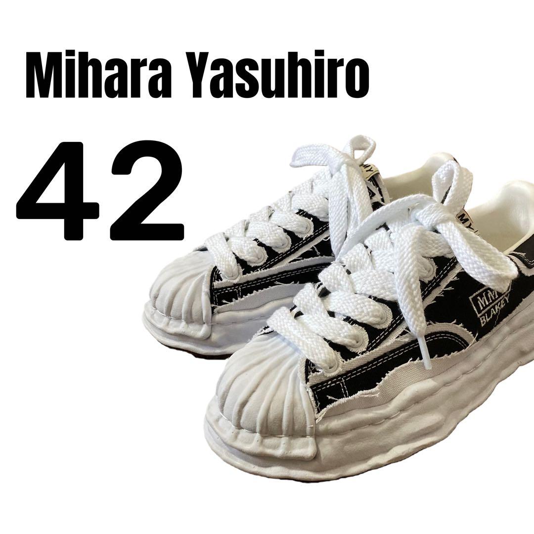 Mihara Yasuhiro スニーカー 42サイズ ブラック/ホワイト