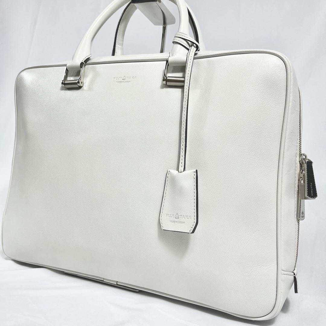 ✨美品 FUJITAKA A4収納可能 ブリーフケース ビジネス 南京錠