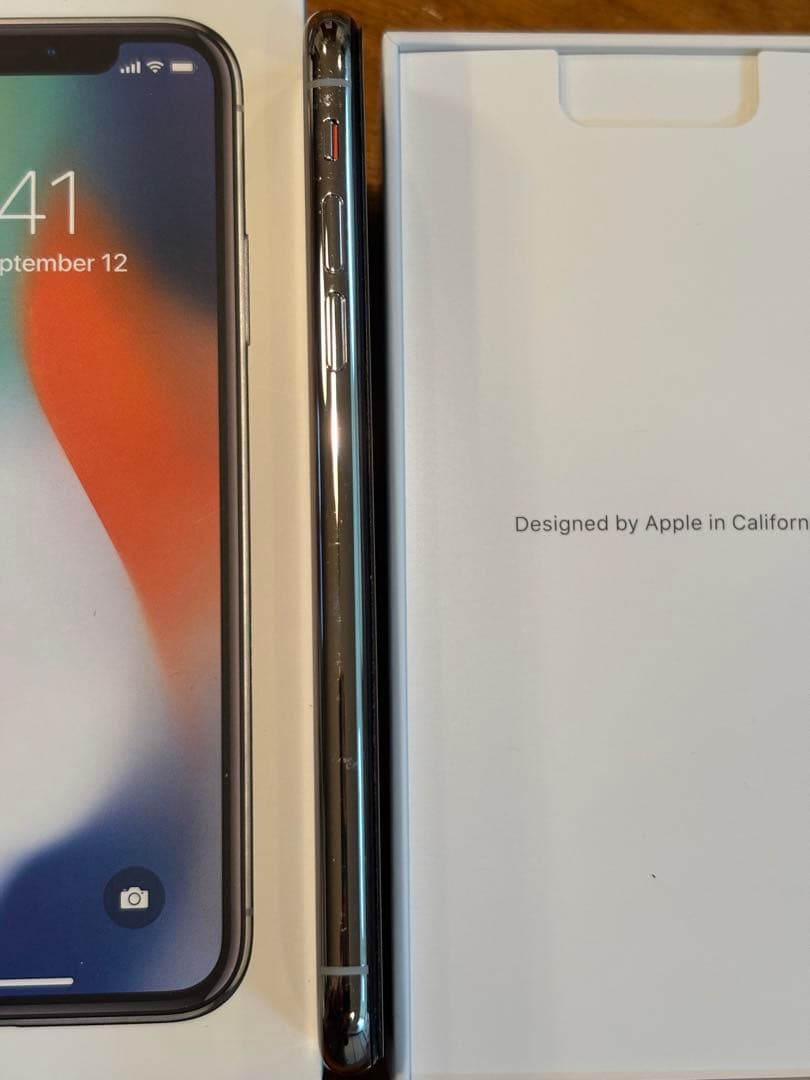 iPhone X 64GB ホワイト　SIMロック解除済