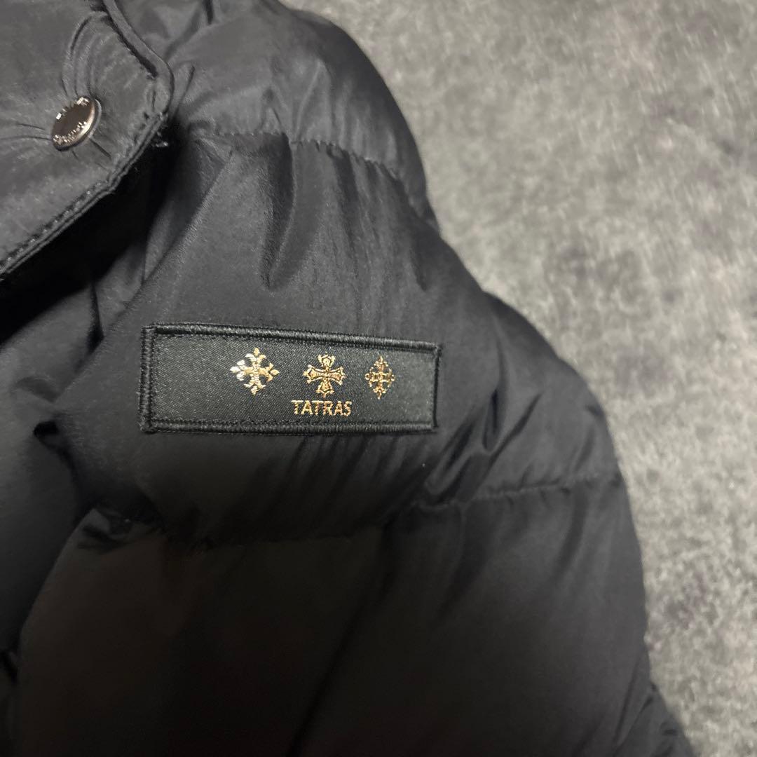 TATRAS ブラック ダウンジャケット フード付き