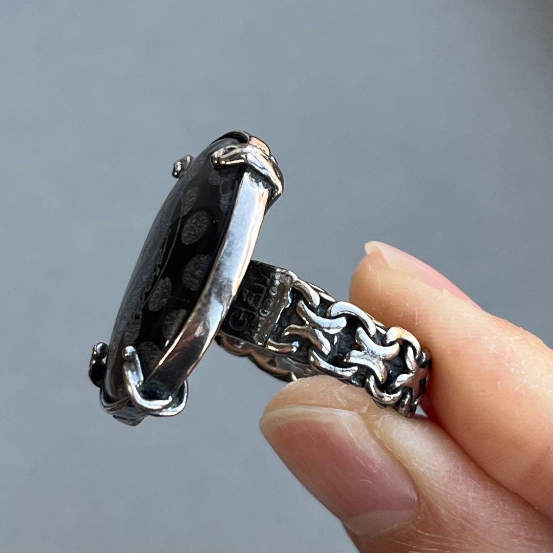 ジェムキングダム　ユニコーン　ドット　ストーン　リング　925 シルバー